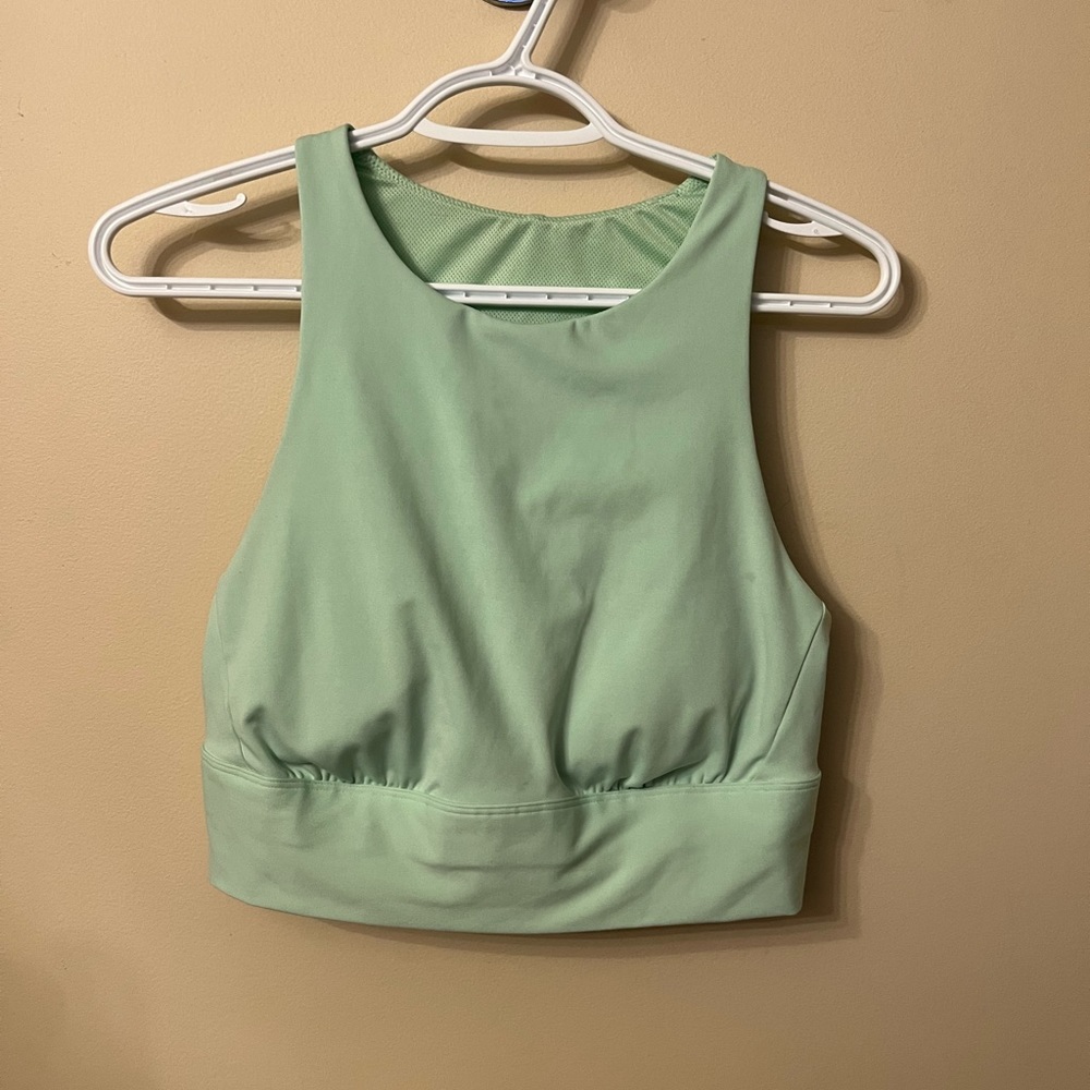 Mint green built in bra tank from Target. Good condition, never worn